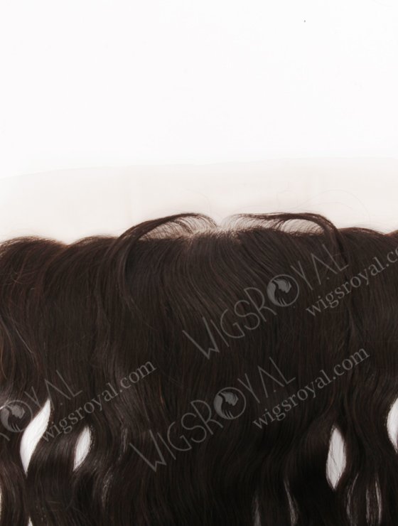 In Stock Indian Virgin Hair 18" Natural Wave Natural Color Lace Frontal SKF-073-13072