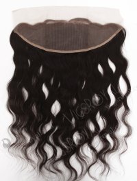 In Stock Indian Virgin Hair 18" Natural Wave Natural Color Lace Frontal SKF-073