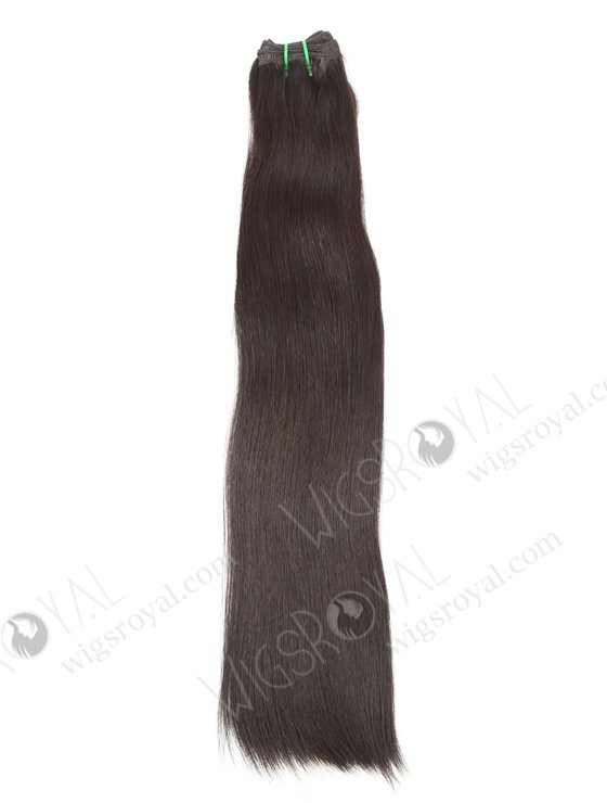 In Stock 7A Peruvian Virgin Hair 22" Double Drawn Straight Color #2 Machine Weft SM-6145-13374