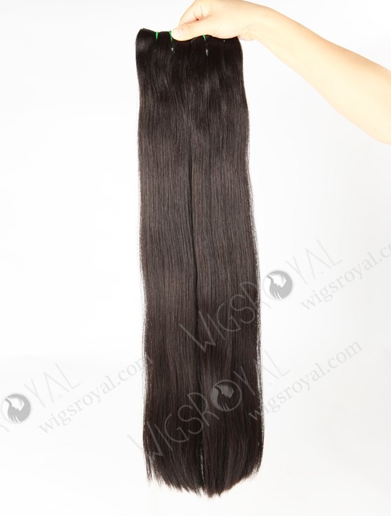 In Stock 7A Peruvian Virgin Hair 26" Double Drawn Straight Color #2 Machine Weft SM-6147-13385