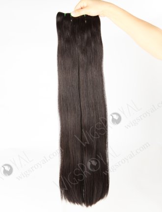In Stock 7A Peruvian Virgin Hair 26" Double Drawn Straight Color #2 Machine Weft SM-6147