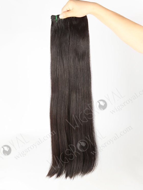 In Stock 7A Peruvian Virgin Hair 24" Double Drawn Straight Color #2 Machine Weft SM-6146-13379