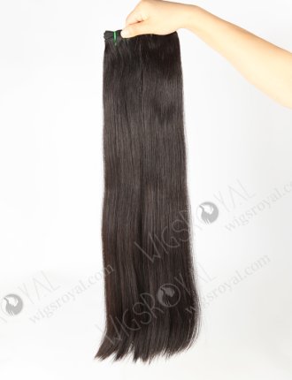 In Stock 7A Peruvian Virgin Hair 24" Double Drawn Straight Color #2 Machine Weft SM-6146