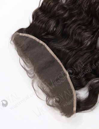 In Stock Indian Virgin Hair 14" Natural Wave Natural Color Lace Frontal SKF-049