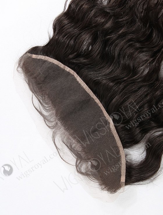 In Stock Indian Virgin Hair 14" Natural Wave Natural Color Lace Frontal SKF-049-13025