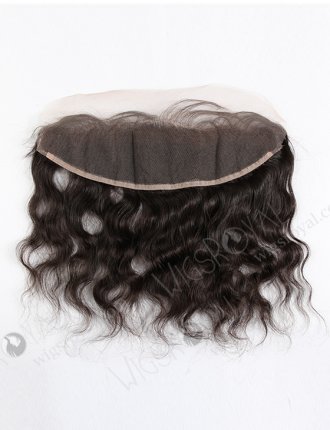 In Stock Indian Virgin Hair 12" Natural Wave Natural Color Lace Frontal SKF-048