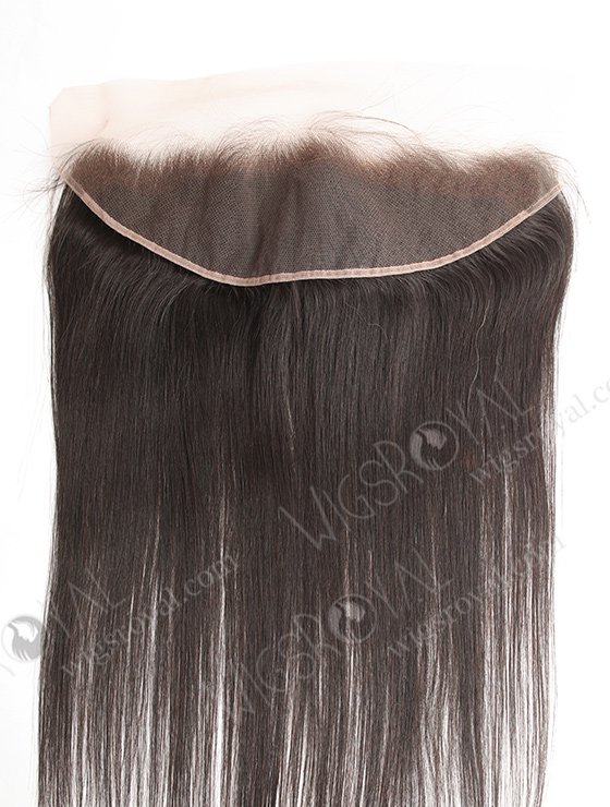 In Stock Indian Virgin Hair 18" Straight Natural Color Lace Frontal SKF-105-13009