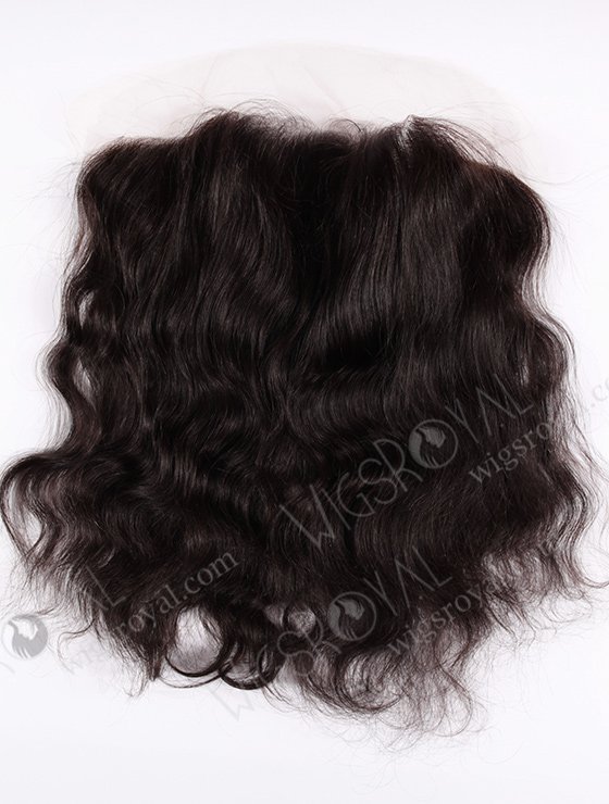 In Stock Indian Remy Hair 12" Natural Wave Natural Color Lace Frontal SKF-024-13103