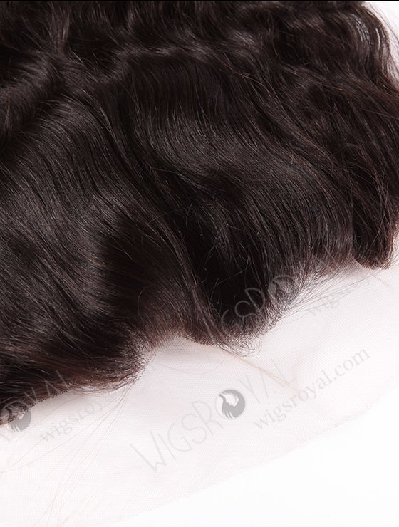 In Stock Indian Remy Hair 12" Natural Wave Natural Color Lace Frontal SKF-024-13104