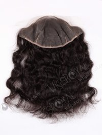 In Stock Indian Remy Hair 18" Natural Wave Natural Color Lace Frontal SKF-015