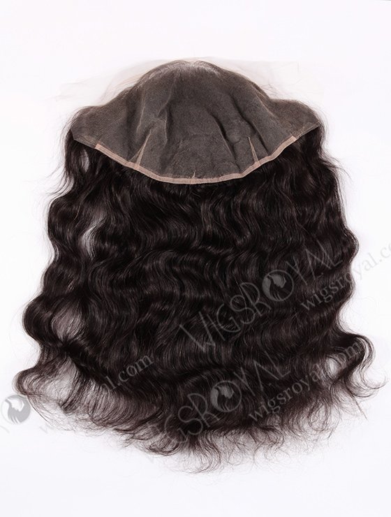 In Stock Indian Remy Hair 18" Natural Wave Natural Color Lace Frontal SKF-015