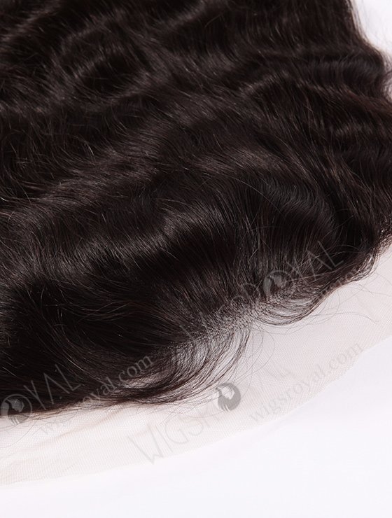 In Stock Indian Remy Hair 18" Natural Wave Natural Color Lace Frontal SKF-015-13152