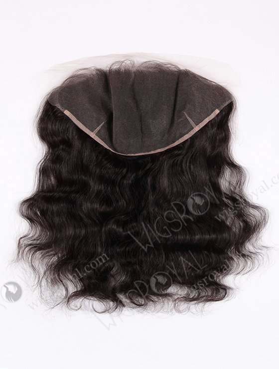 In Stock Indian Remy Hair 14" Natural Wave Natural Color Lace Frontal SKF-013