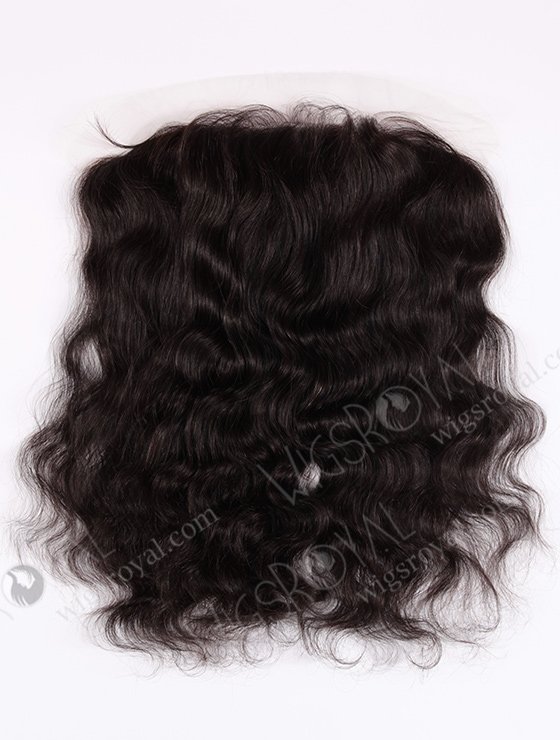 In Stock Indian Remy Hair 14" Natural Wave Natural Color Lace Frontal SKF-013-13119