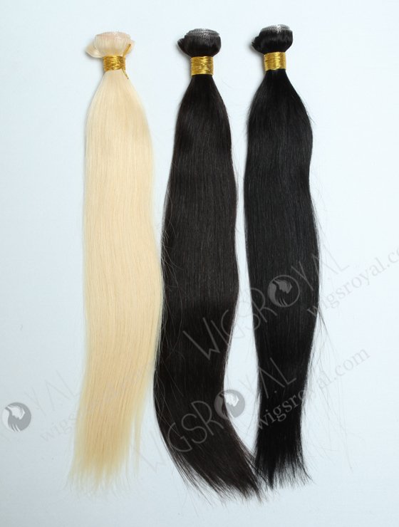 Blonde Virgin Brazilian Hair 18" Straight Skin Weft WR-SW-001 -13320