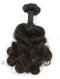 In Stock 7A Peruvian Virgin Hair 16" Double Drawn Wavy With Curl Tip Natural Color Machine Weft SM-676