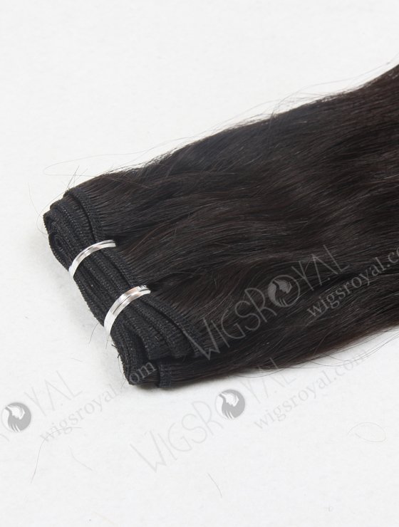 In Stock 7A Peruvian Virgin Hair 20" Double Drawn Straight with Spiral Curl Tip Natural Color Machine Weft SM-647-13147