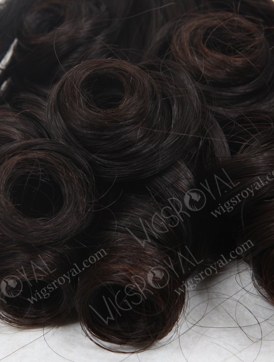 In Stock 7A Peruvian Virgin Hair 18" Double Drawn Tighter Tip Curl Natural Color Machine Weft SM-658-13216