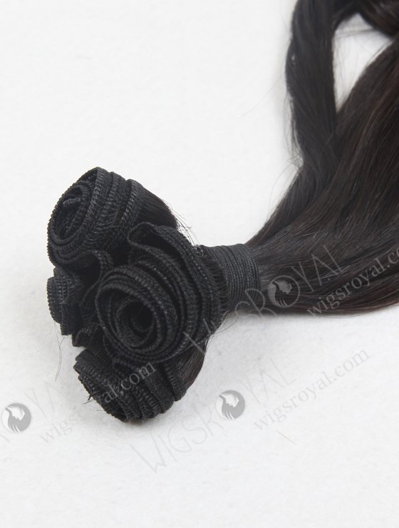 In Stock 7A Peruvian Virgin Hair 18" Double Drawn Tighter Tip Curl Natural Color Machine Weft SM-658-13217