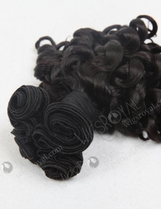 In Stock 7A Peruvian Virgin Hair 10" Double Drawn Spring Curl Natural Color Machine Weft SM-659