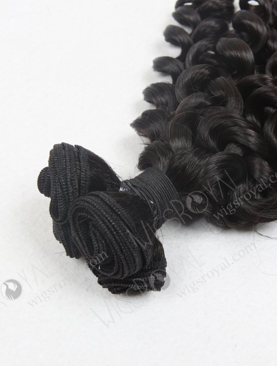 In Stock 7A Peruvian Virgin Hair 14" Double Drawn Spring Curl Natural Color Machine Weft SM-661-13241