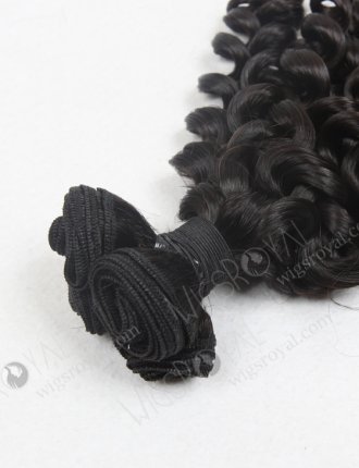 In Stock 7A Peruvian Virgin Hair 14" Double Drawn Spring Curl Natural Color Machine Weft SM-661
