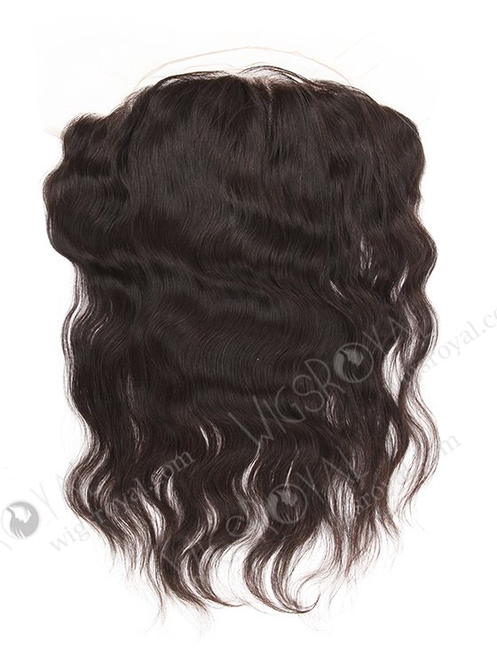In Stock Indian Remy Hair 16" Natural Wave Natural Color Lace Frontal SKF-014-13130