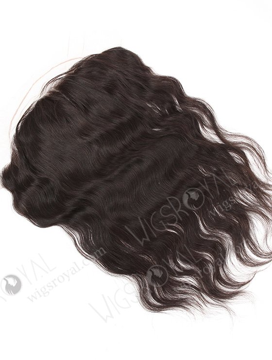 In Stock Indian Remy Hair 16" Natural Wave Natural Color Lace Frontal SKF-014-13129
