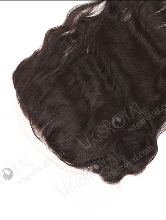 In Stock Indian Remy Hair 16" Natural Wave Natural Color Lace Frontal SKF-014-13132