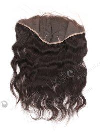 In Stock Indian Remy Hair 16" Natural Wave Natural Color Lace Frontal SKF-014
