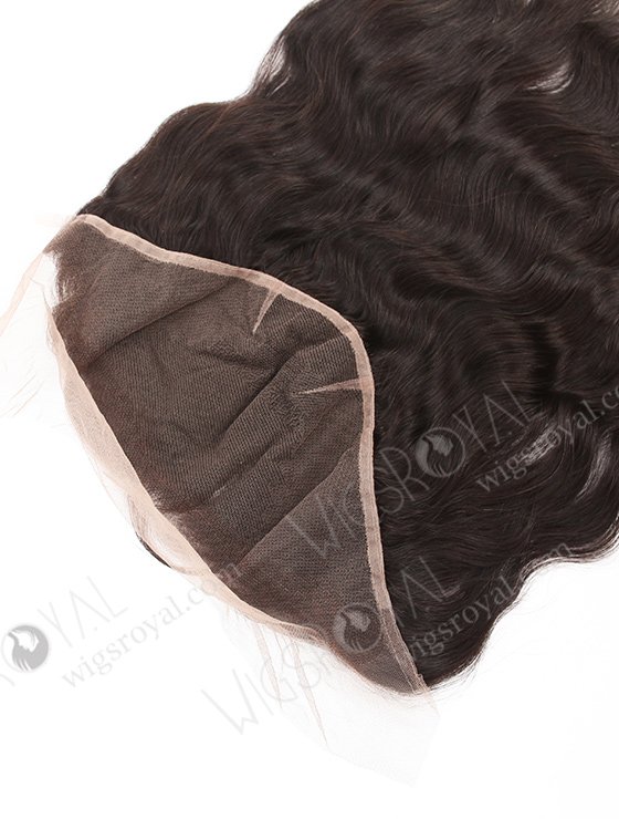 In Stock Indian Remy Hair 16" Natural Wave Natural Color Lace Frontal SKF-014-13133