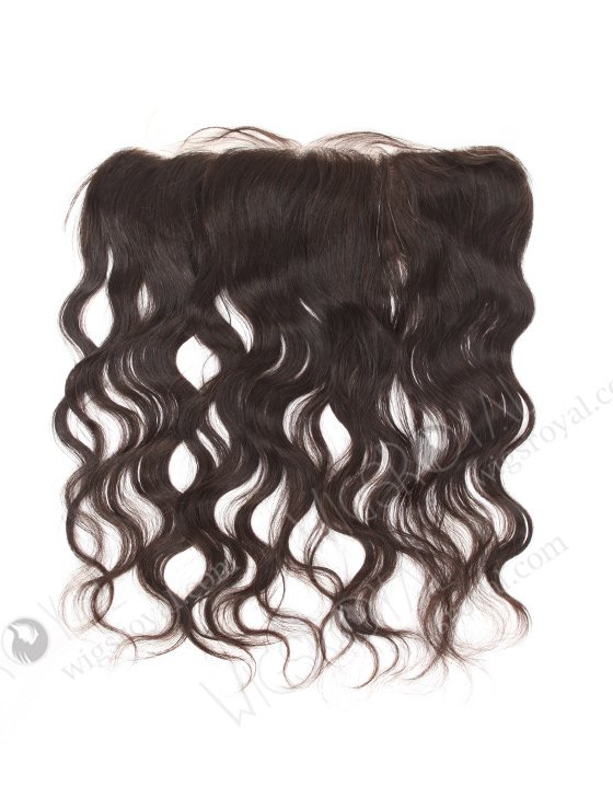 In Stock Indian Virgin Hair 16" Natural Wave Natural Color Lace Frontal SKF-050-13034