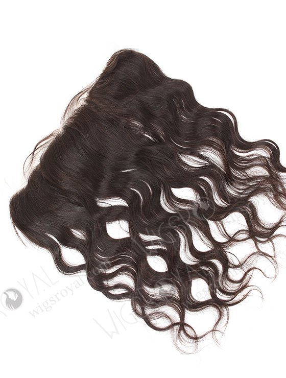 In Stock Indian Virgin Hair 16" Natural Wave Natural Color Lace Frontal SKF-050-13037