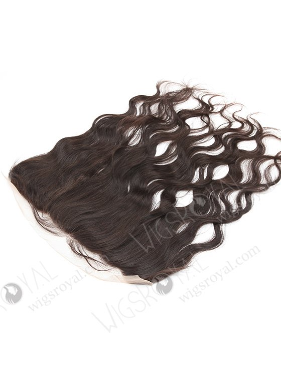 In Stock Indian Virgin Hair 16" Natural Wave Natural Color Lace Frontal SKF-050-13036