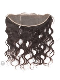 In Stock Indian Virgin Hair 16" Natural Wave Natural Color Lace Frontal SKF-050