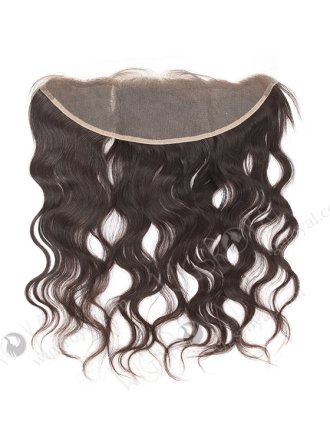 In Stock Indian Virgin Hair 16" Natural Wave Natural Color Lace Frontal SKF-050