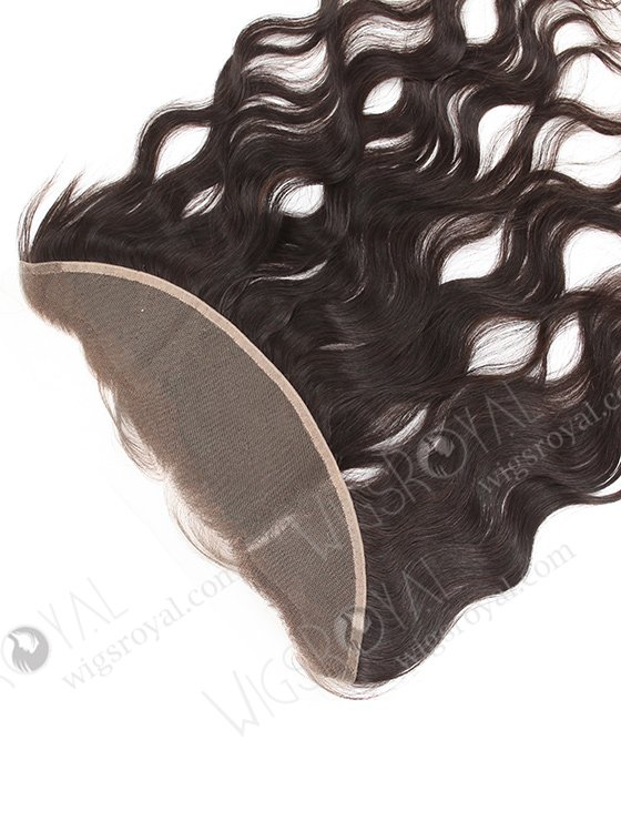 In Stock Indian Virgin Hair 16" Natural Wave Natural Color Lace Frontal SKF-050-13040
