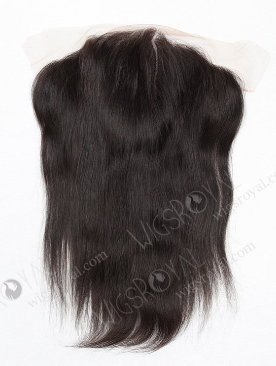 In Stock Indian Remy Hair 14" Straight Natural Color Lace Frontal SKF-053-13417