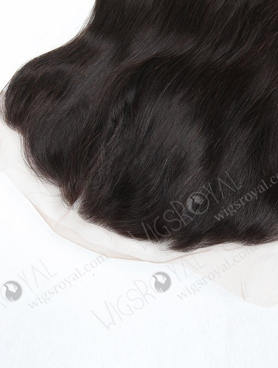 In Stock Indian Remy Hair 14" Straight Natural Color Lace Frontal SKF-053-13419