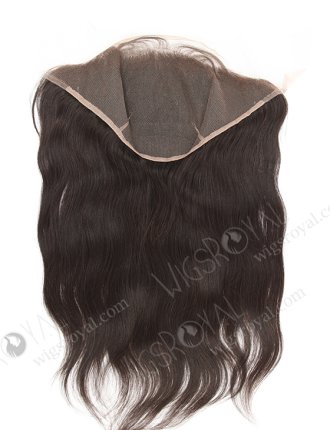 In Stock Indian Remy Hair 16" Straight Natural Color Lace Frontal SKF-061
