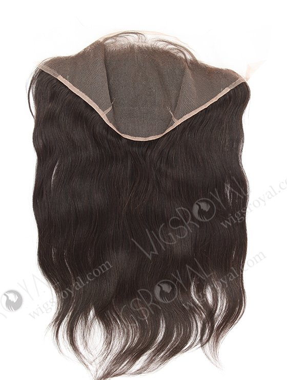 In Stock Indian Remy Hair 16" Straight Natural Color Lace Frontal SKF-061