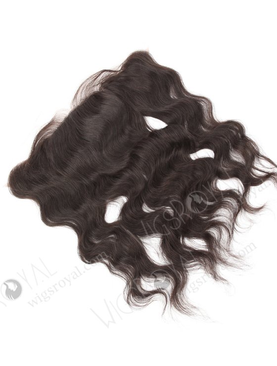In Stock Indian Remy Hair 16" Natural Wave Natural Color Silk Top Lace Frontal SKF-065-13502