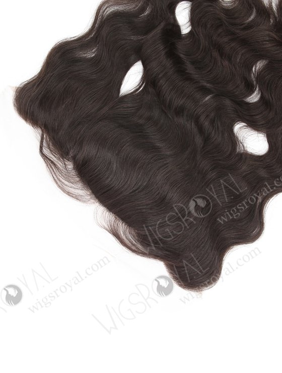 In Stock Indian Remy Hair 16" Natural Wave Natural Color Silk Top Lace Frontal SKF-065-13504