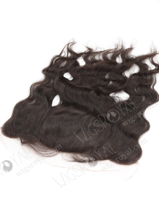 In Stock Indian Remy Hair 16" Natural Wave Natural Color Silk Top Lace Frontal SKF-065-13505