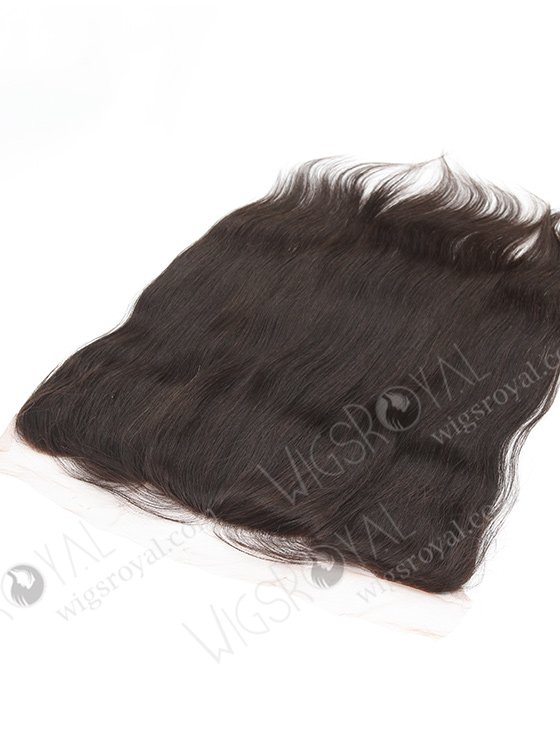 In Stock Indian Remy Hair 16" Straight Natural Color Silk Top Lace Frontal SKF-063-13488