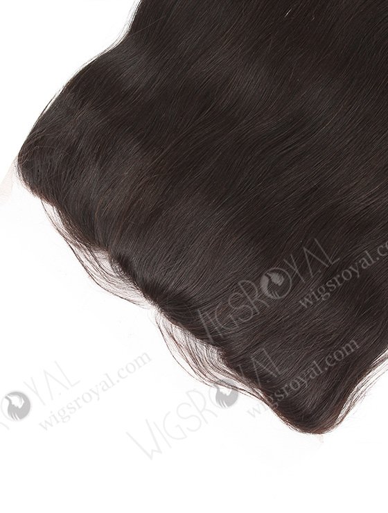 In Stock Indian Remy Hair 16" Straight Natural Color Silk Top Lace Frontal SKF-063-13489