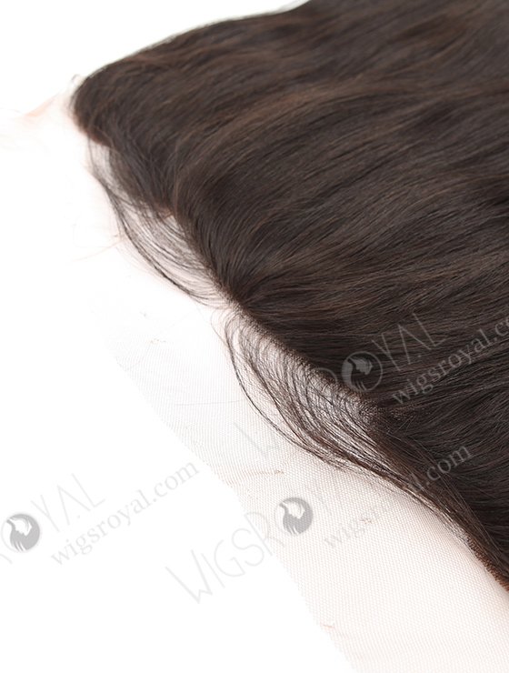 In Stock Indian Remy Hair 16" Straight Natural Color Silk Top Lace Frontal SKF-063-13490