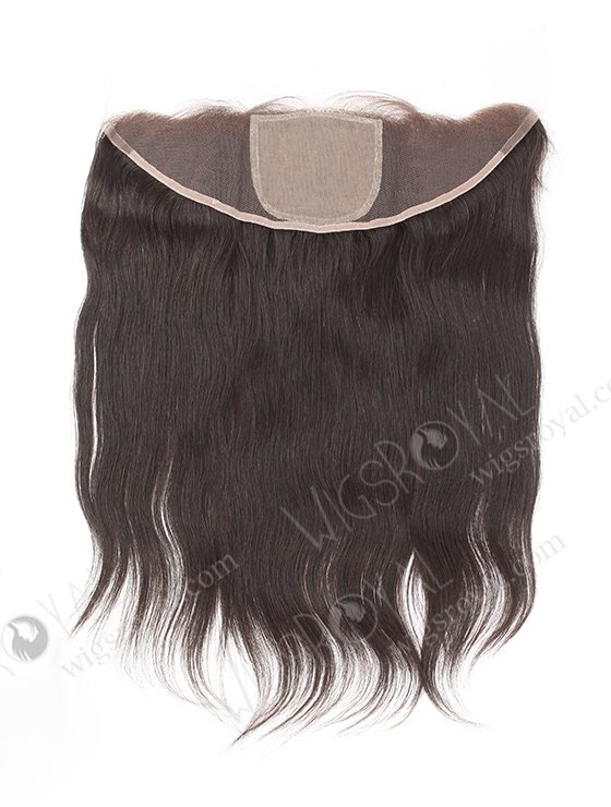 In Stock Indian Remy Hair 16" Straight Natural Color Silk Top Lace Frontal SKF-063-13491