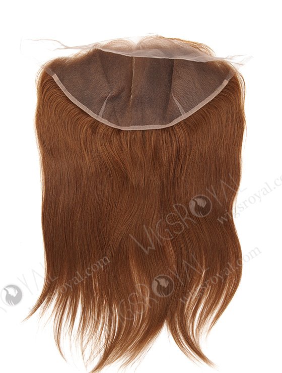 In Stock Malaysian Virgin Hair 16" Straight Color #30 Lace Frontal SKF-033-13446