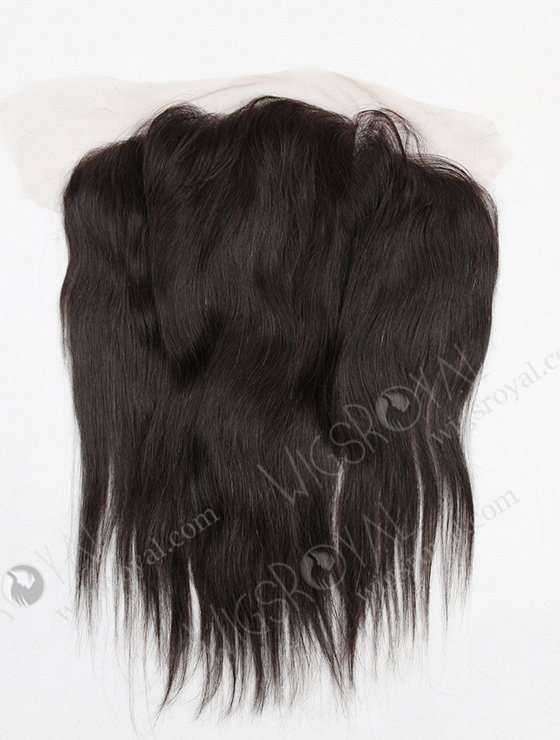 In Stock Indian Remy Hair 12" Straight Natural Color Lace Frontal SKF-052-13410